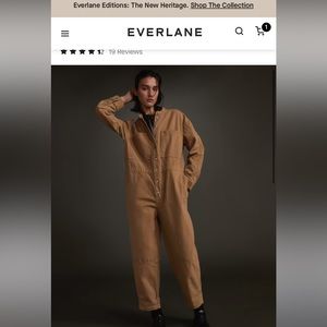 Everlane the canvas organic cotton coverall